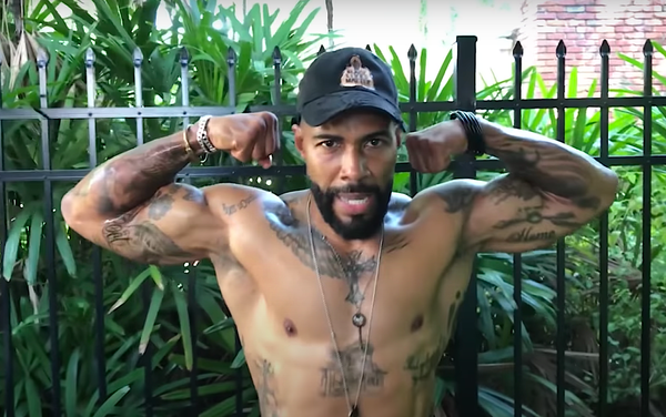 Watch: Omari Hardwick's Old-School 'Power Workout'